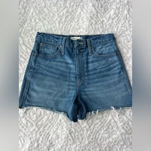 Madewell Women's Classic Blue Jean Shorts
